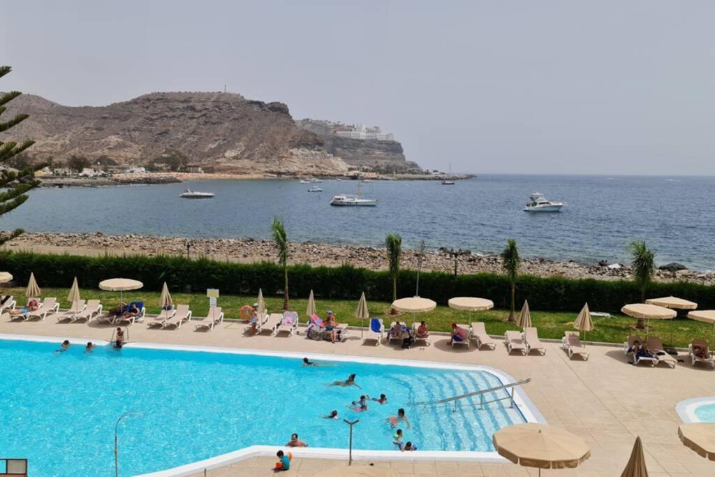 Oceanfront Deluxe-45M,Heated Pools,2Aircondition, 2Tv-65",Dishwasher,600Mb,Lift,Amadores View ! Playa Del Cura  Bagian luar foto
